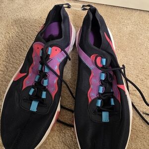 Nike Black and Pink Athletic Shoes